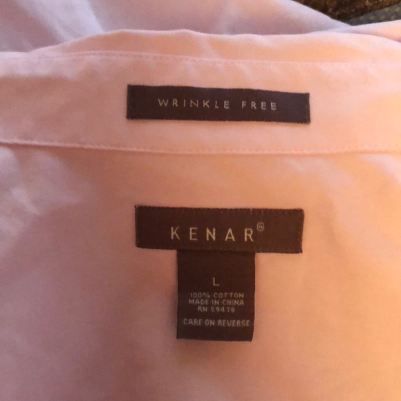 Kenar Pink Button Down Shirt Collar Long Sleeve - Picture 7 of 9